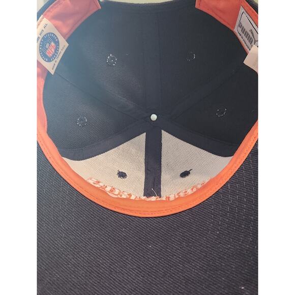 Denver Broncos Cap Black Snapback NFL Snapback Hat Puma‎ Wool Blend - Picture 6 of 6